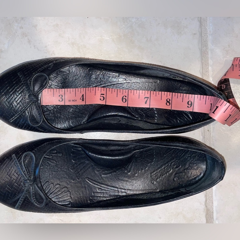 Born Ballet Flats Basketweave Womens Size 7 Black - Picture 9 of 10